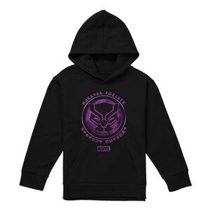 Black Panther Childrens/Kids Scratch Pull Over Hoodie / Black